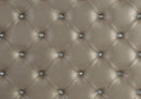 Homelegance Avondale Queen Upholstered Panel Bed in Silver 1646-1*