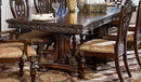 Homelegance Catalonia Rectangular Pedestal Dining Table in Cherry 1824-112