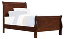 Homelegance Mayville Full Sleigh Bed in Brown Cherry 2147F-1
