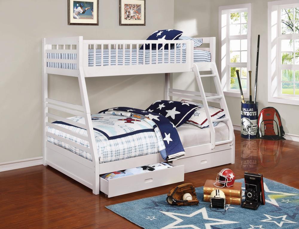 Sandler bunk bed with shop drawers