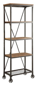 Homelegance Millwood 26"W Bookcase in Pine 5099-16
