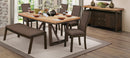 Homelegance Compson 60"Bench in Natural and Walnut  5431-14