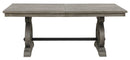 Homelegance Toulon Dining Table in Dark Pewter 5438-96*