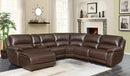 Mackenzie Casual Chestnut Motion Sectional