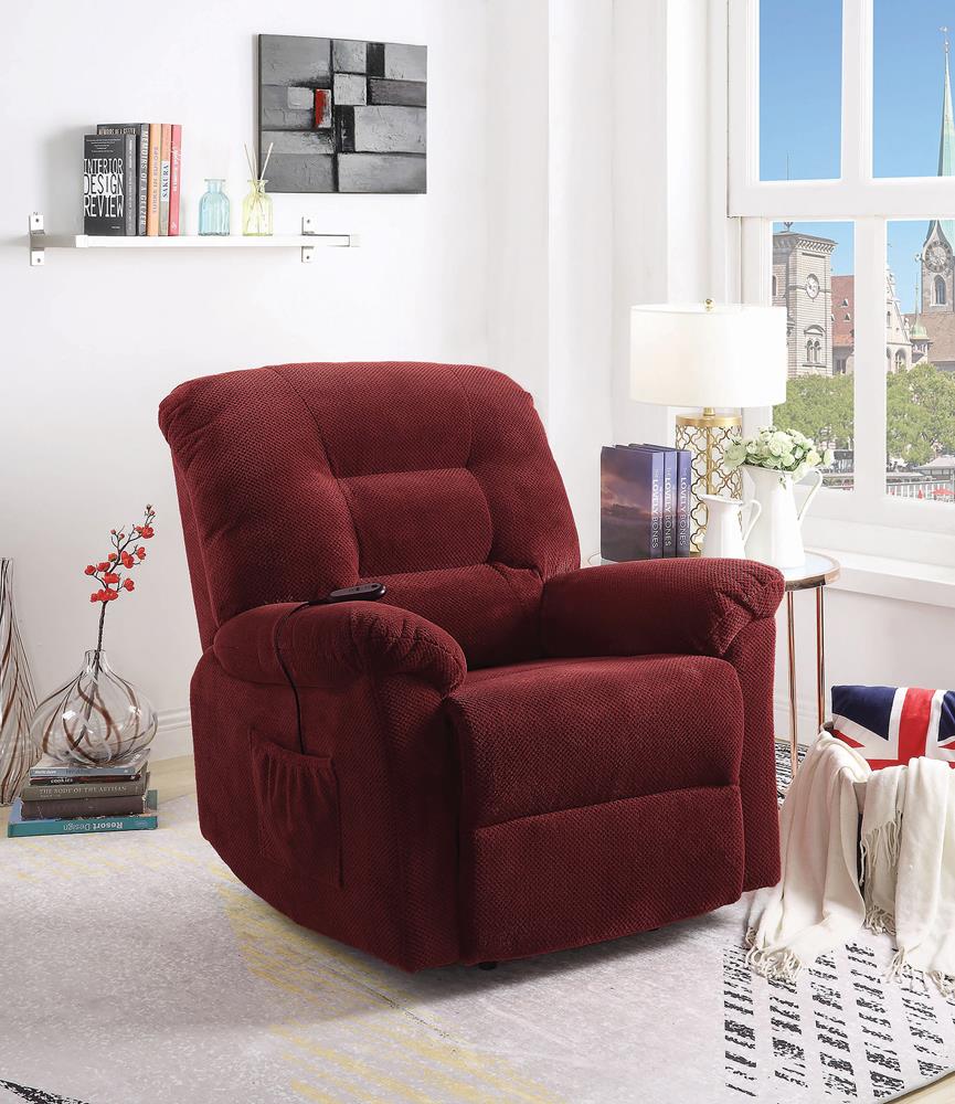 Brick Red Power Lift Recliner