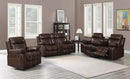 Myleene Chestnut Leather Three-Piece Living Room Set