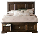 Homelegance Eunice Queen Platform Bed with Footboard Storage in Espresso 1844DC-1*
