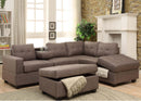 Rena Sectional w/Storage Ottoman