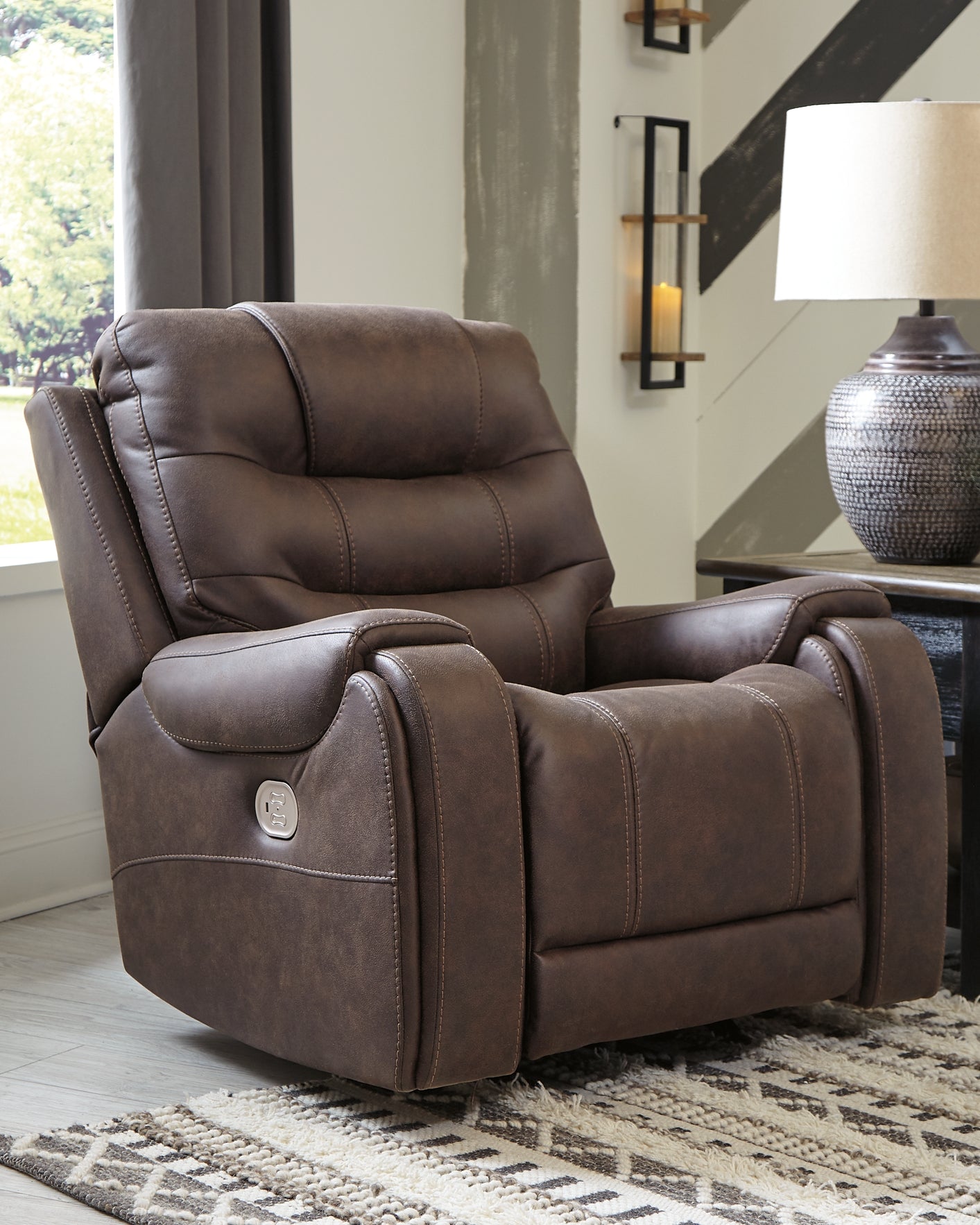 Ashley kitching power wide seat online recliner