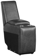 Homelegance Furniture Putnam Console with Receptacles and USB Port in Gray 9405GY-CN