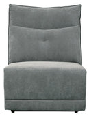 Homelegance Furniture Tesoro Armless Chair in Dark Gray 9509DG-AC