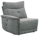 Homelegance Furniture Tesoro Left Side Reclining Chair in Dark Gray 9509DG-LR