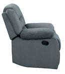 Homelegance Furniture Discus Double Reclining Chair in Gray 9526GY-1