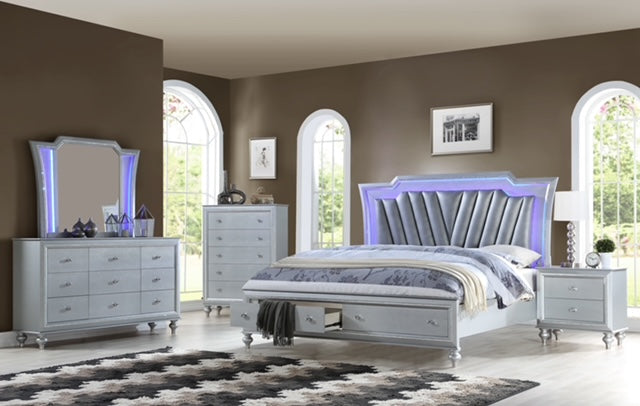 5-Piece King Glam Bedroom Set | Bedroom Furniture Sets | Michael's Discount