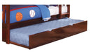 Homelegance Rowe Twin Trundle in Dark Cherry B2013DC-R