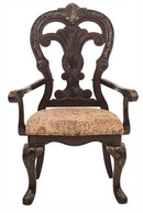 Homelegance Deryn Park Arm Chair in Dark Cherry (Set of 2)