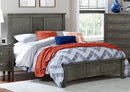 Homelegance Furniture Garcia Queen Panel Bed in Gray 2046-1