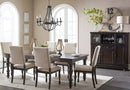 Homelegance Begonia Dining Table in Gray 1718GY-90