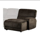Homelegance Furniture Shreveport Right Side Reclining Chaise in Brown 8238-RC