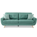 Homelegance Furniture Deryn Sofa in Teal 8327TL-3