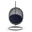 Hide Outdoor Patio Sunbrella� Swing Chair With Stand