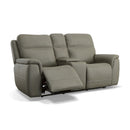 Sawyer Latitudes Pwr Recl Loveseat w/ Console, Pwr Hdrsts, Lumbar - 5000003972 - Michael's Discount Furniture