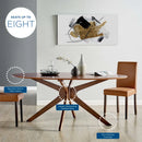 Crossroads 71" Oval Wood Dining Table