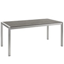 Shore 5 Piece Outdoor Patio Aluminum Dining Set