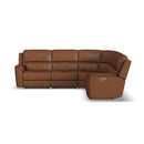 Henry Latitudes Power Reclining Sectional with Power Headrests & Lumbar - Michael's Discount Furniture