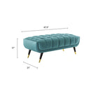 Adept 47.5" Performance Velvet Bench