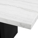 Valentino White 5PC Dining Set-Table & Four Chairs