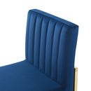 Carriage Dining Chair Performance Velvet Set of 2