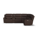 Henry Latitudes Power Reclining Sectional with Power Headrest & Lumbar - 5000-1041-SECTPH-94671 - Michael's Discount Furniture