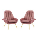 Summit Armchair Performance Velvet Set of 2
