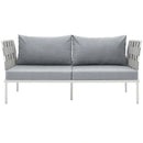 Harmony Outdoor Patio Aluminum Loveseat