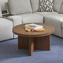 Waterfall Round Coffee Table - 5000007347 - Michael's Discount Furniture