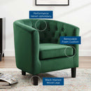 Prospect Performance Velvet Armchair
