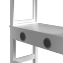 Hampton Kids Loft with Ladder and Desk with Speaker Bedroom Set