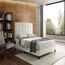 Melanie Queen Tufted Button Upholstered Performance Velvet Platform Bed
