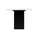 Valentino White Marble Counter Height Dining Table