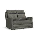 Maxwell Latitudes Power Reclining Loveseat with Power Headrests and Lumbar - 5000008144 - Michael's Discount Furniture