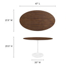 Lippa 48" Oval Dining Table