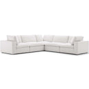Commix Down Filled Overstuffed 5 Piece Sectional Sofa Set
