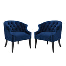 Precept Armchair Performance Velvet Set of 2