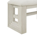 Avalanche Dining Bench in Antique White