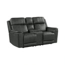 Mustang P3 Loveseat with Console in Aline
