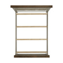 Farmington Panel Bed in Medium Brown and Washed Stone
