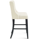 Baronet Bar Stool Upholstered Fabric Set of 2