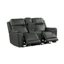 Mustang P3 Loveseat with Console in Aline