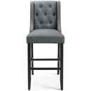 Baronet Bar Stool Upholstered Fabric Set of 2